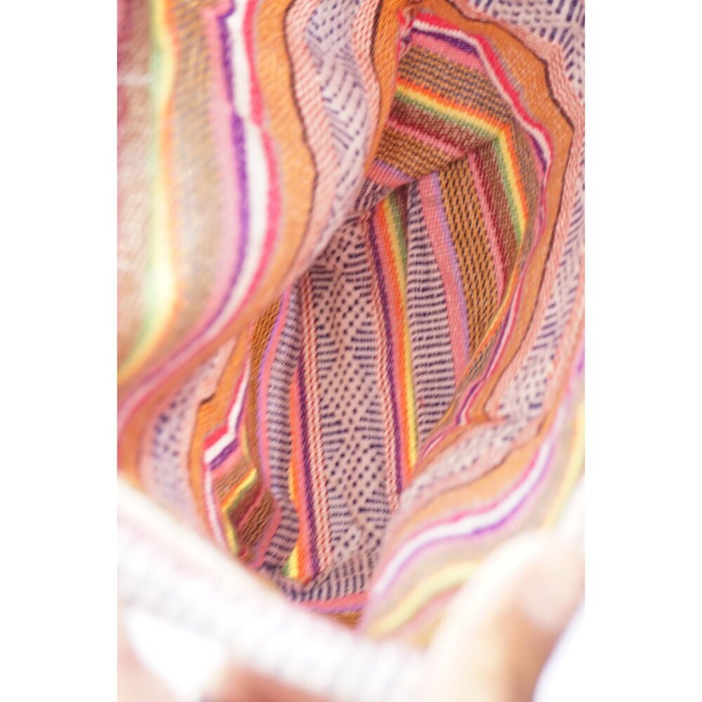 Pinzon Mexican Backpack Boho Woven Baja Bag - Picture 4 of 6
